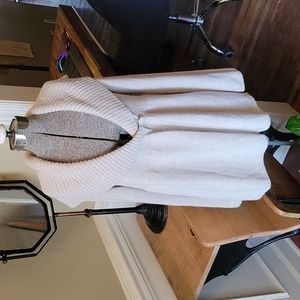 LIMITED Feminine Tan Crossover Sweater L